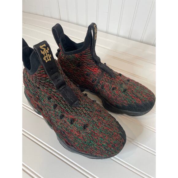 Nike LeBron 15 High BHM Flyknit Lightweight Sports Running Men’s Size 5.5 - Picture 5 of 7